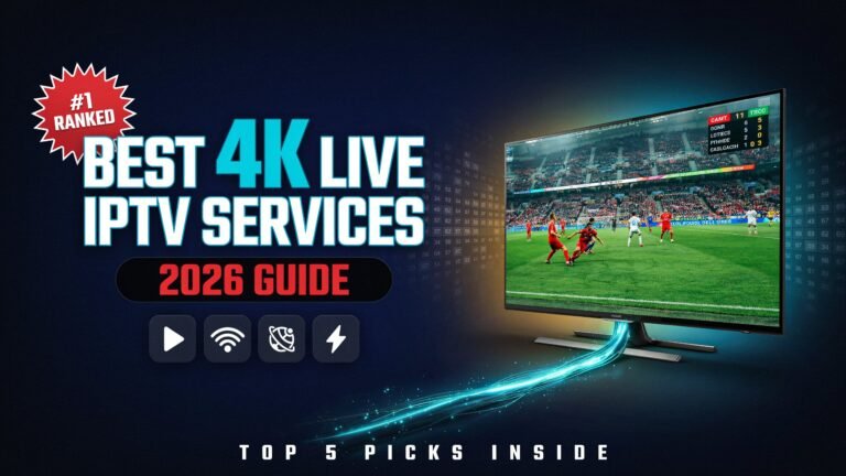 Best 4K LIVE IPTV Service Guide (2026)